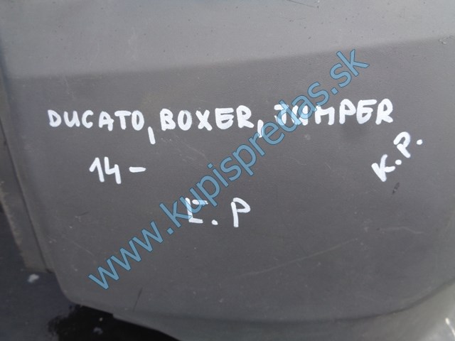 ľavý predný roh nárazníka na fiat ducato, 1315092070